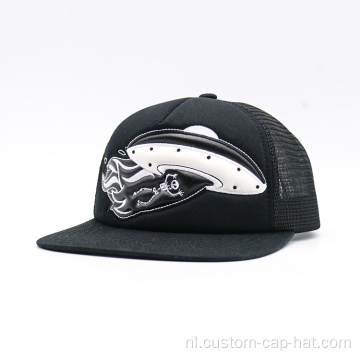 Vijf paneel katoenen twill trucker hoed